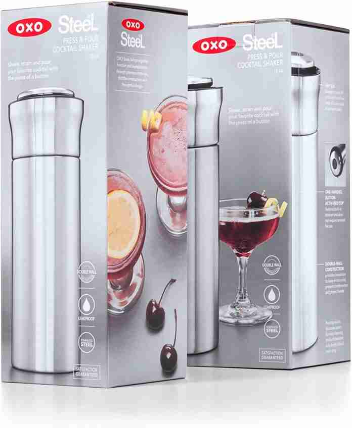 OXO Cocktail Shaker Steel Press