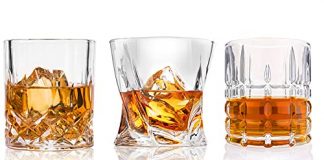 Whiskey Glasses-Premium 10, 11 OZ Scotch Glasses Set of 6 /Old Fashioned Whiskey Glasses/Style Glassware for Bourbon/Rum glasses/Bar Tumbler Whiskey Glasses(Mixed)