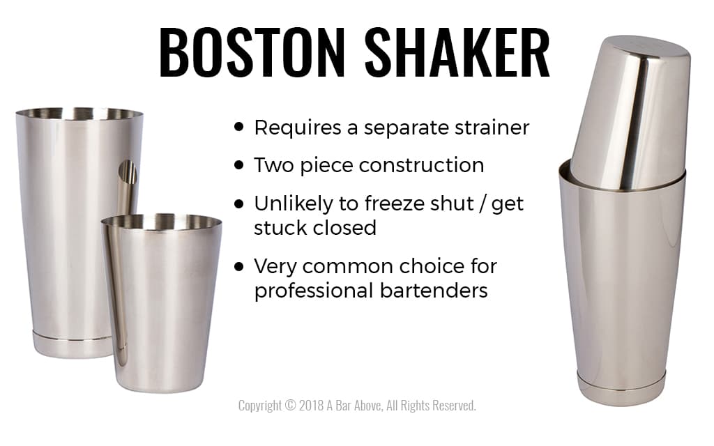 What Are The Different Types Of Cocktail Shakers Available?