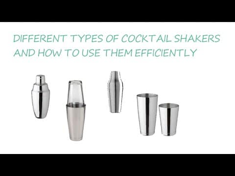 What Are The 4 Types Of Shakers?