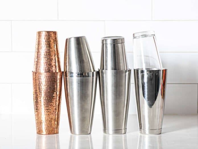 cocktail shakers stainless steel shakers copper shakers boston shakers 1