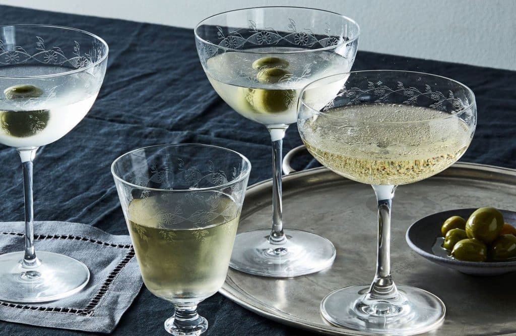 Elegant Martini Glasses For Classic Cocktails