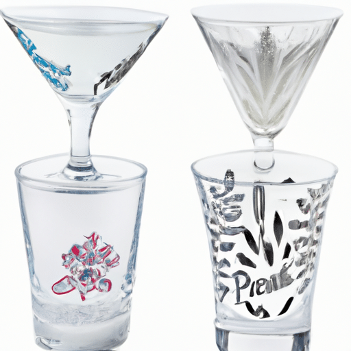 personalized cocktail glasses for weddings parties