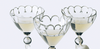 vintage cocktail wine glasses for retro style events