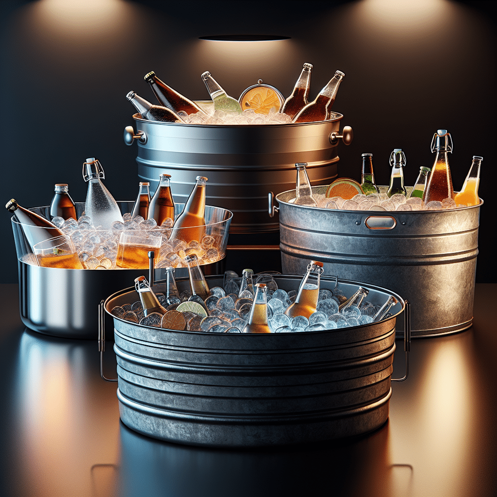 Beverage Tubs - Acrylic Drink Tubs, Stainless Steel Tubs, Galvanized Tubs