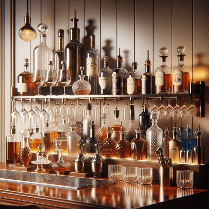 liquor dispensers pourers for home bar organization 1