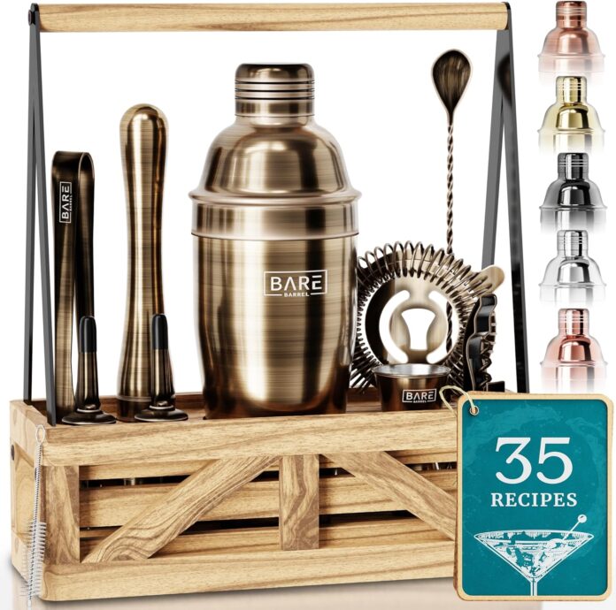 bare barrel mixology bartender kit bar set review