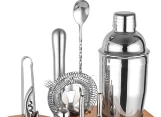 cocktail shaker set bartender kit review