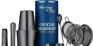 mixology craft cocktail shaker set review