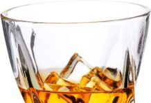 crystal whiskey glasses for men old fashioned cocktail glass for bourbon scotch whisky vodka drinking rocks tumblers set