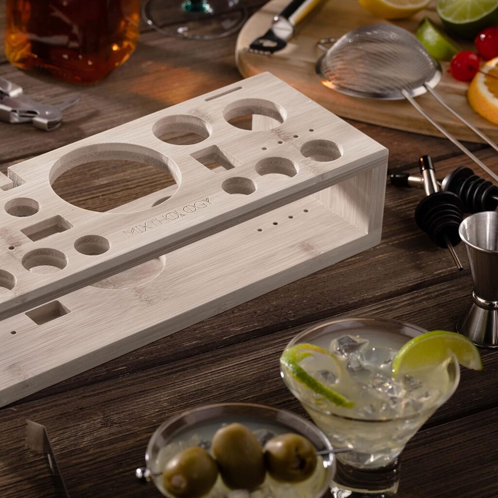 Mixology Bartender kit | 31 Piece Professional Bartender Set by Mixthology - bar Tools, Accessories, and bar Sets for The Home by Bartenders. Gift The Perfect Cocktail Shaker