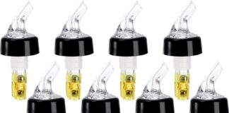 wuweot 12 pack measured liquor bottle pourers 15 oz automatic wine bottle pourers jigger quick shot dispenser for home b