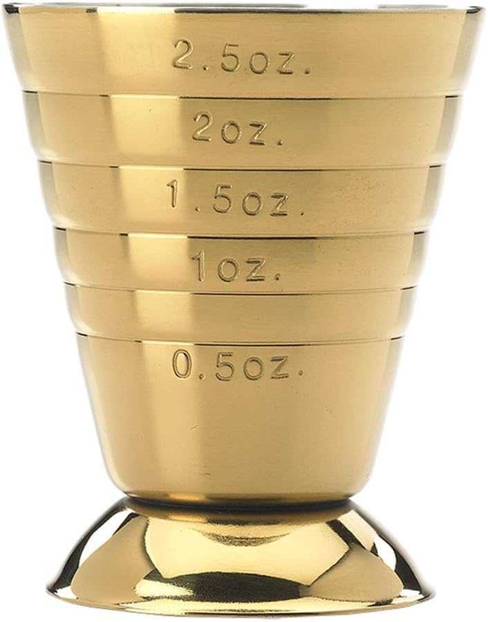 Barfly Drink Measure, 2.5 oz, Gold